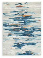 Vinlett 5' x 7' Washable Rug
